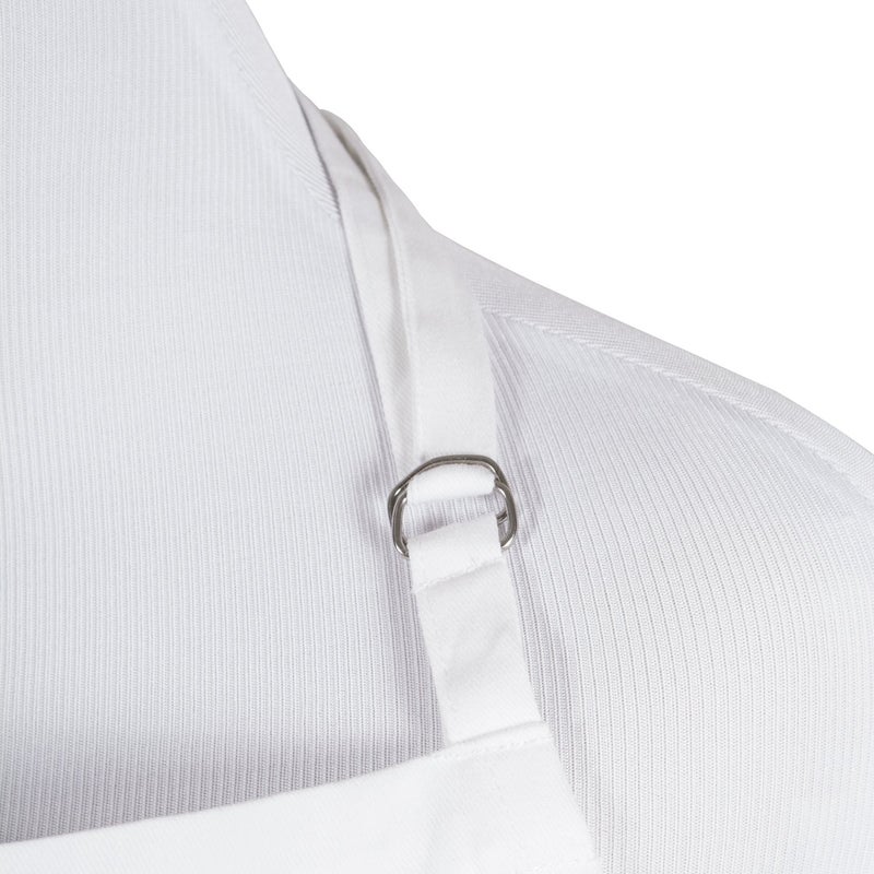 DII Everyday Basic Kitchen Collection, Waist Apron Set, White 2 Piece - Image 4